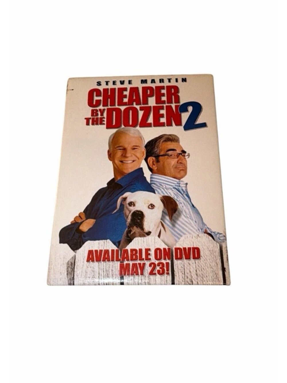 Cheaper by the Dozen 2 Disney Movie Promo Pinback Button Steve Martin 2006